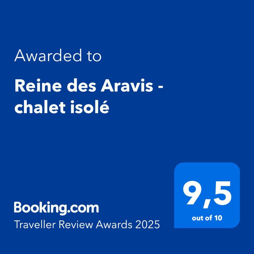 Reine Des Aravis - Chalet Isole Flumet Exteriör bild