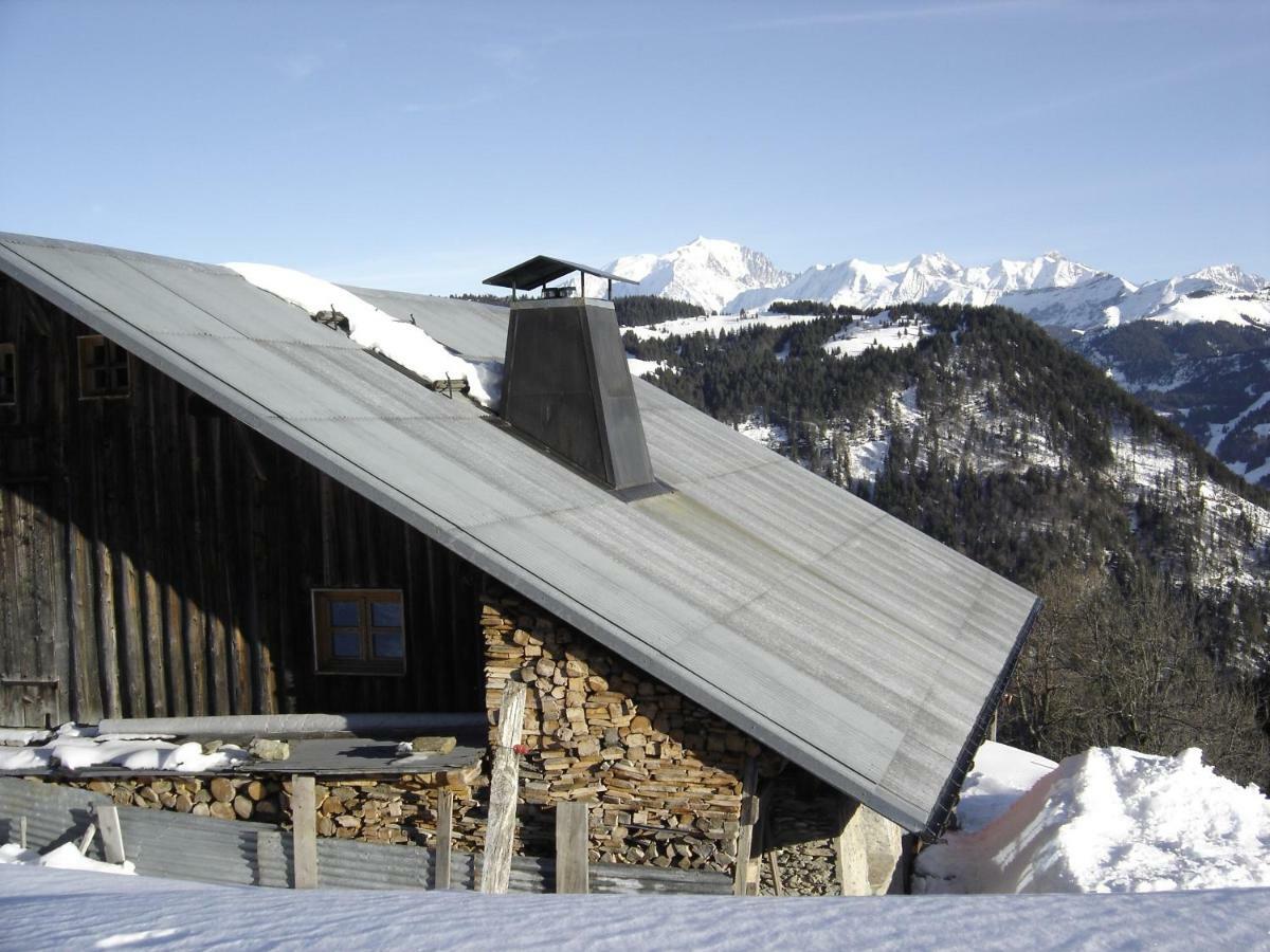 Reine Des Aravis - Chalet Isole Flumet Exteriör bild