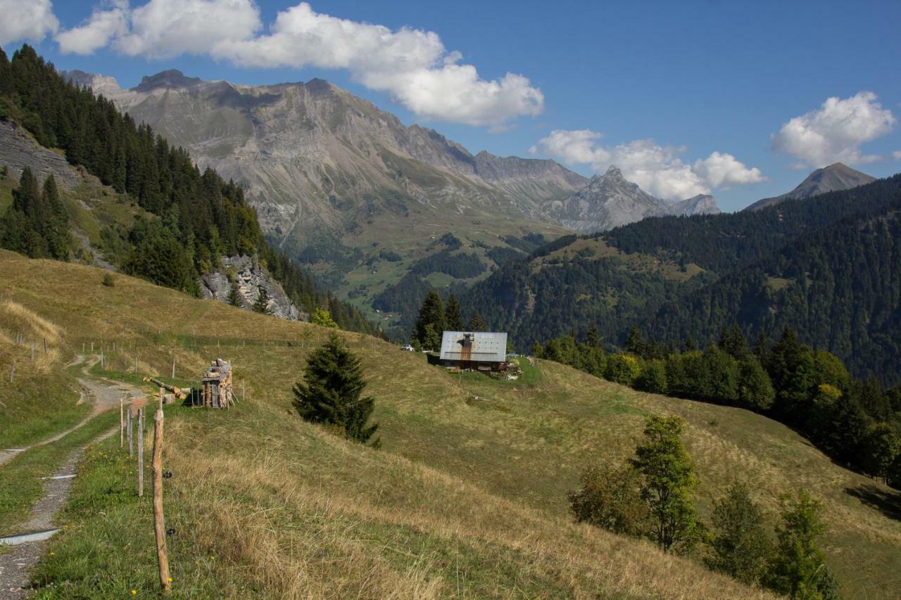 Reine Des Aravis - Chalet Isole Flumet Exteriör bild
