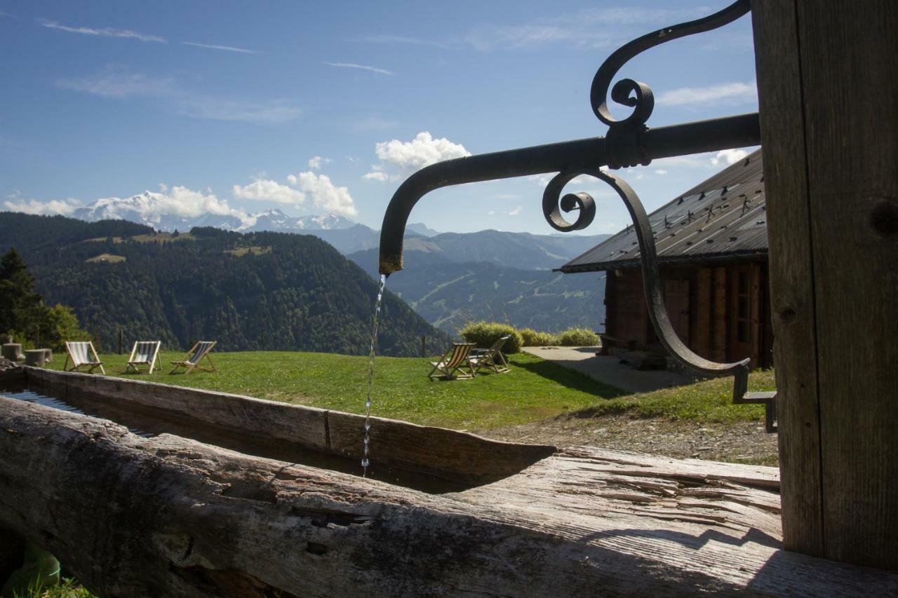 Reine Des Aravis - Chalet Isole Flumet Exteriör bild